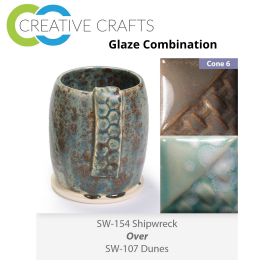 Shipwreck SW154 Over Dunes SW107 Stoneware Combination